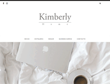 Tablet Screenshot of kimberly.cl
